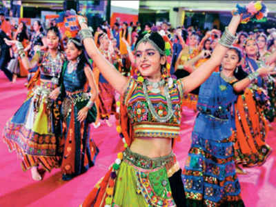 Garba pandals